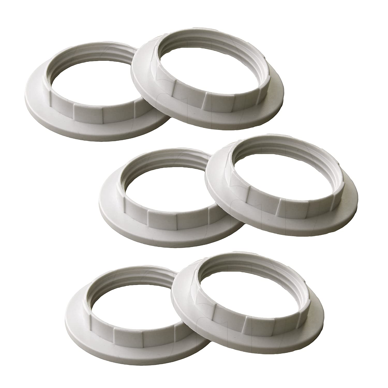 Lot De 10 Anneaux De Maintien Pour Abat-jour - Noir - Compatible E27 - Pour Lampes, Lustres...