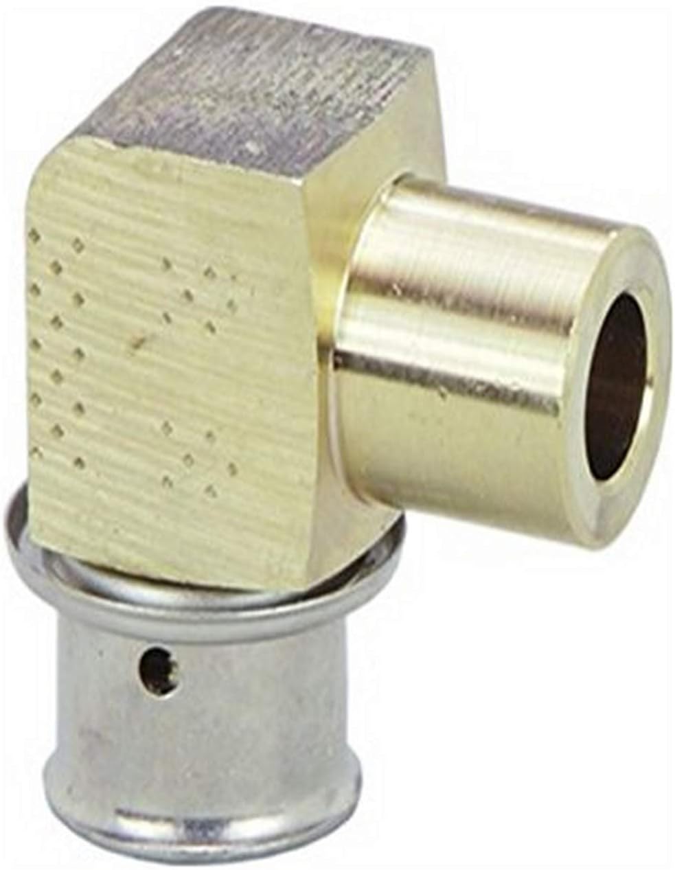 VIEGA 99310 Pureflow Zero Lead Bronze Pex Press Copper Tubing or Fitting Elbow with Male 1/2" x 1/2" Press x Copper (5-Pack)