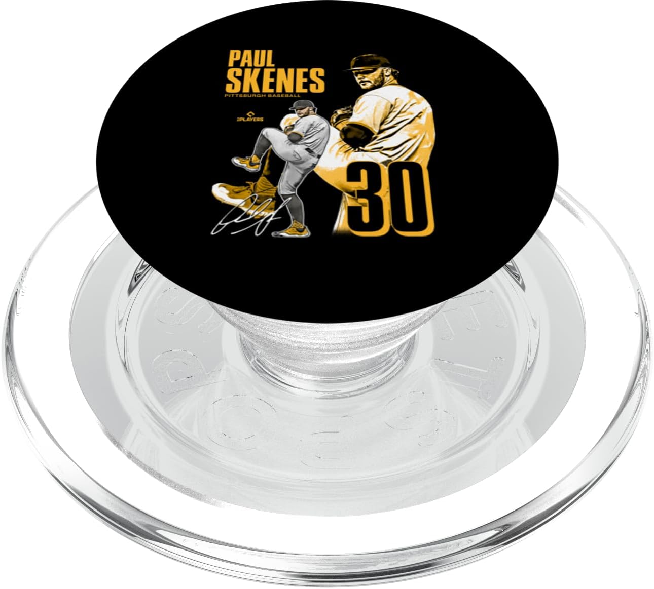 Paul Skenes | Pittsburgh MLB Baseball Players| MLBPSK304N PopSockets PopWallet for MagSafe
