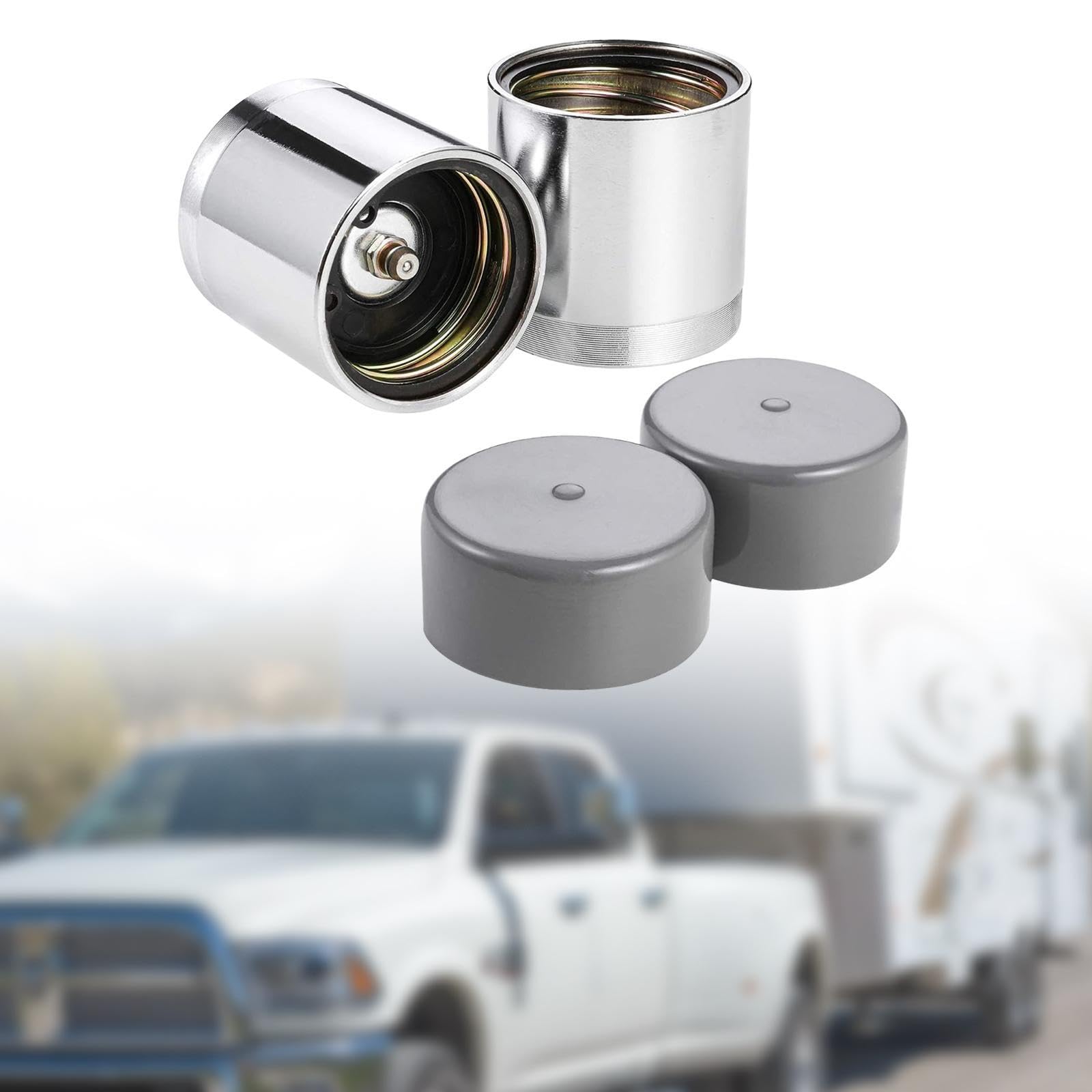MagiDeal 2x Trailer Wheel Bearing Protectors Accessory Reliable Practical Portable Premium High Performance Easy to Install 1.98 inch