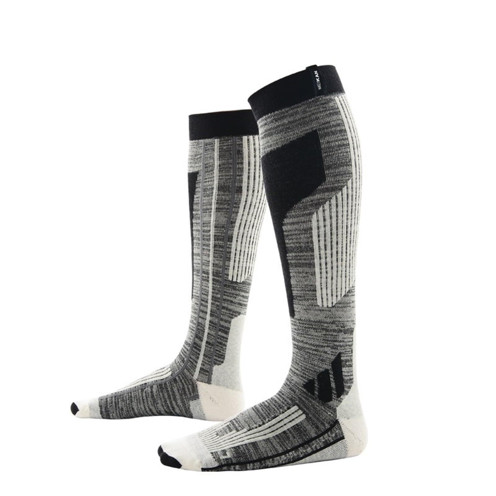 Calzini da Sci Professionali in Lana mercerizzata for Uomo/Donna. Lunghi Alti al Ginocchio in Spugna Calda addensata for Esterni