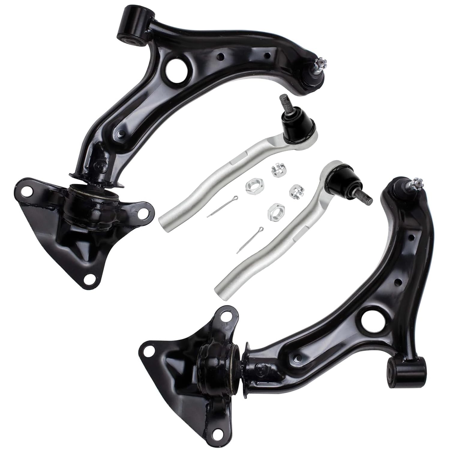 Detroit Axle - Front Lower Control Arms Kit for 2009-2014 Honda Fit