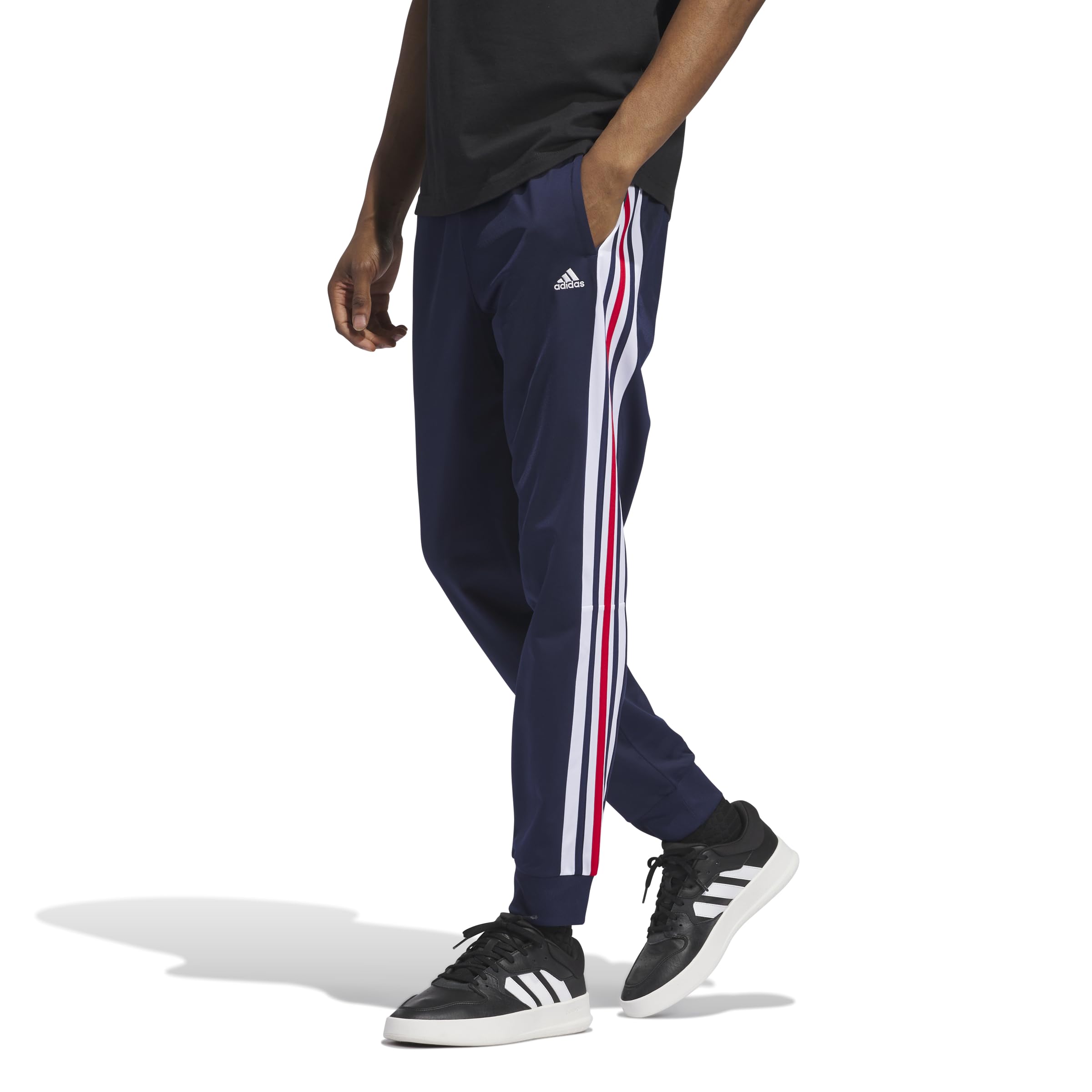 Amazon.com: adidas Men's Essentials Color Block Tricot Track Pants