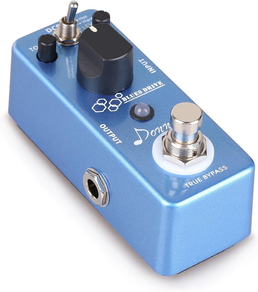 Donner Overdrive Guitar Pedal, 2 Modes Tube Screamer Blues Drive Vintage Overdrive Effect True Bypass