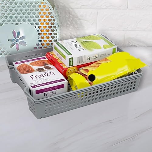 Miniatura 6 de Gloreen Bandeja organizadora de papel de plástico A4, bandeja apilable para documentos, cartas, 6 paquetes