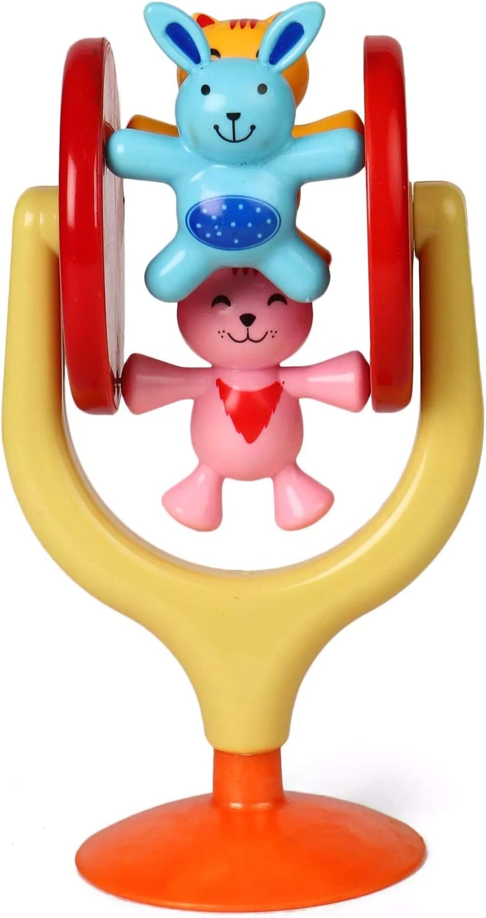 RATNA'S Bunny GO Round Spinning Toy for Kids.(A Perfect Merry GO Round SPINING Toy for Infants)Beautiful Colours.