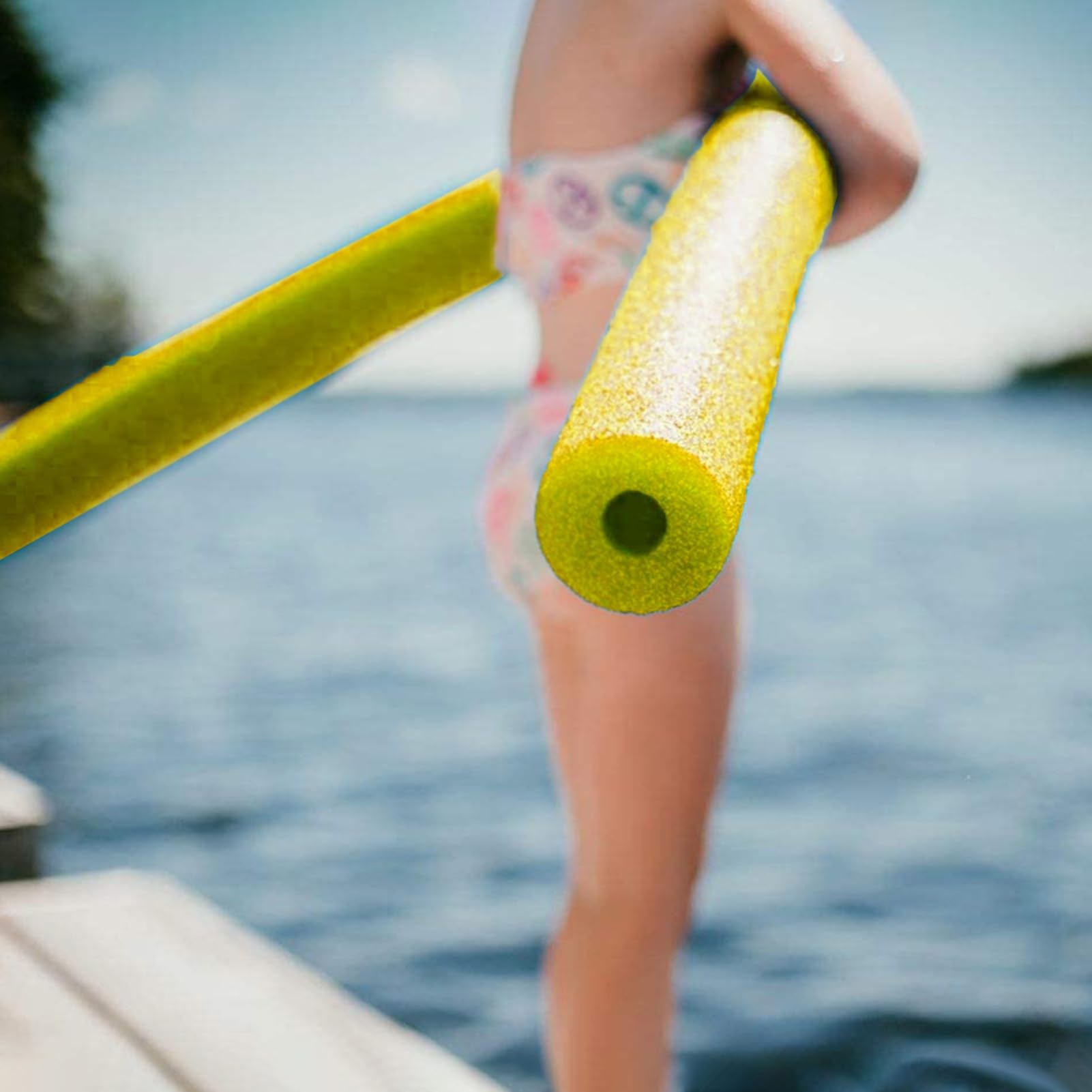Poolnudeln, Schaumnudeln, weicher Kabelstab schwimmend, 152 cm, für Entspannung, Wasserspiele, Strand, Fluss, Sommerpartys, Garten, Kinder, Erwachsene