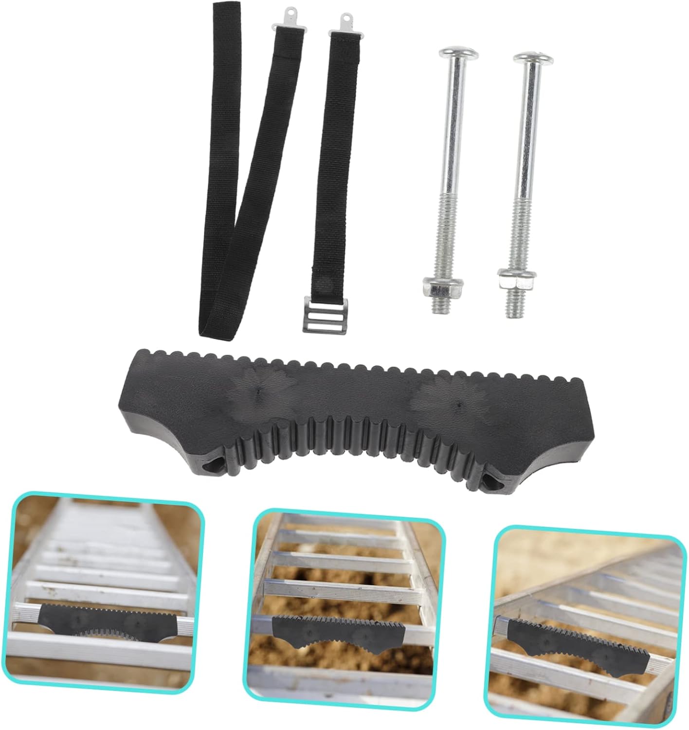 Ladder Stabilizer Non-Slip Cover for Extended Ladders Heavy-Duty Protective Accessory with Easy Installation for Electricians Renovators and More