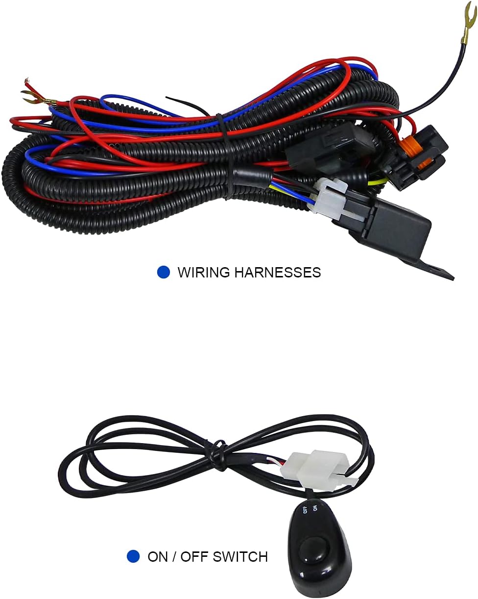 Spec-D Tuning Clear Lens Fog Lights + H10 Bulbs Included Compatible with Toyota Tacoma 2005-2011, Tundra, Solara, L+R Pair Assembly