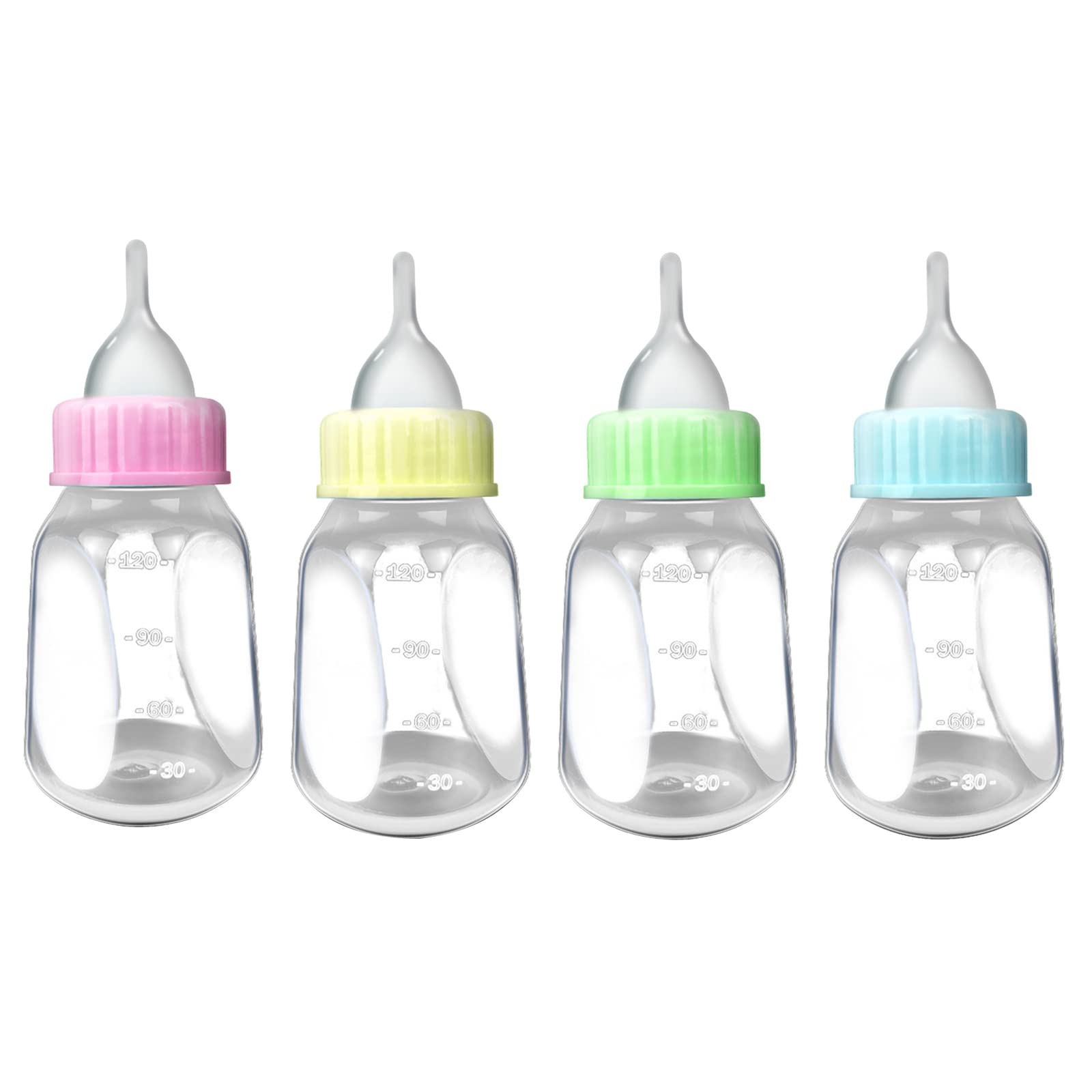 4 Pieces Pet Feeding Bottles Kit Small Animal Milk Bottle For Kitten Puppy Nursing Nipple Cleaning Brush 4oz Pet Nursing Bottle 4 Oz Nipples Kits Pet Nursing Kit Dog Pet Feeding Bottles Kit, Blue