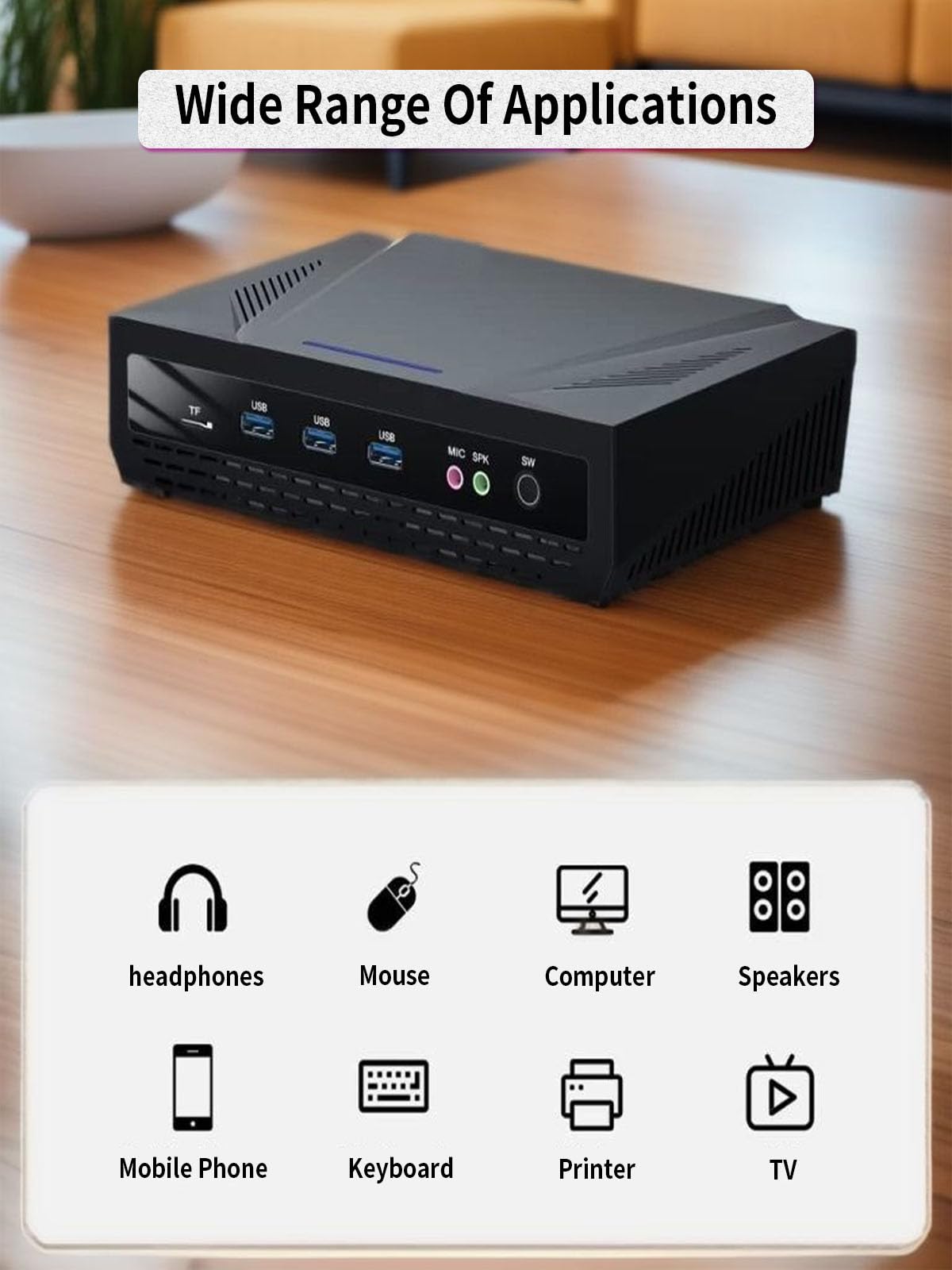 Mini PC Windows 11 Core i7 1165G7, Mini Computer 8GB DDR4 RAM 512G