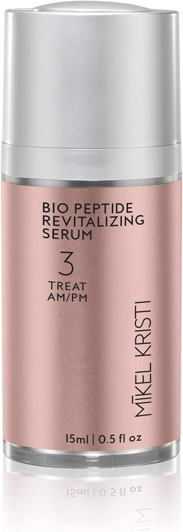 Mikel Kristi Skincare Bio Peptide Revitalizing Serum - Anti Aging Face Serum All Skin Types, Brightens, Boosts Collagen, Hydrates & Minimizes Pores & Blemishes, Peptides & Plant-derived Ingredients