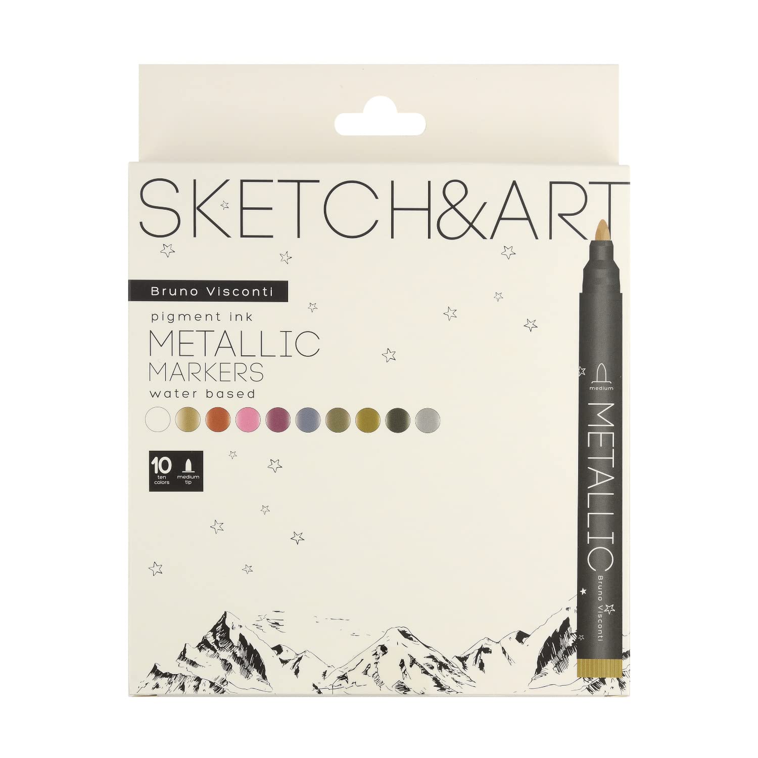"SKETCH & ART" METALLIC (10 kolorów)