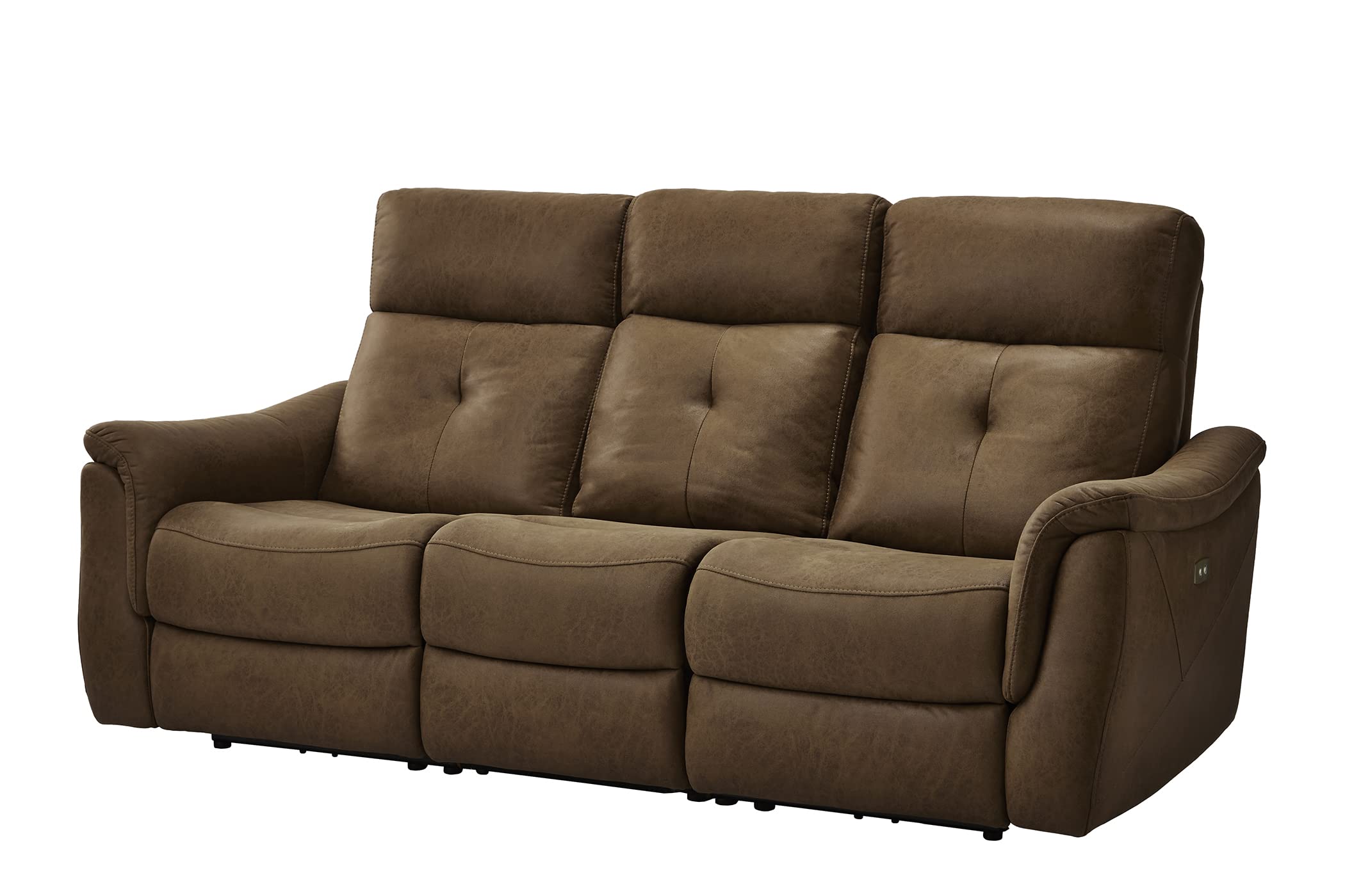 ソファ　専用 Amazon｜【開梱設置便】 レザーテックス ソファ カカオ 3人掛け