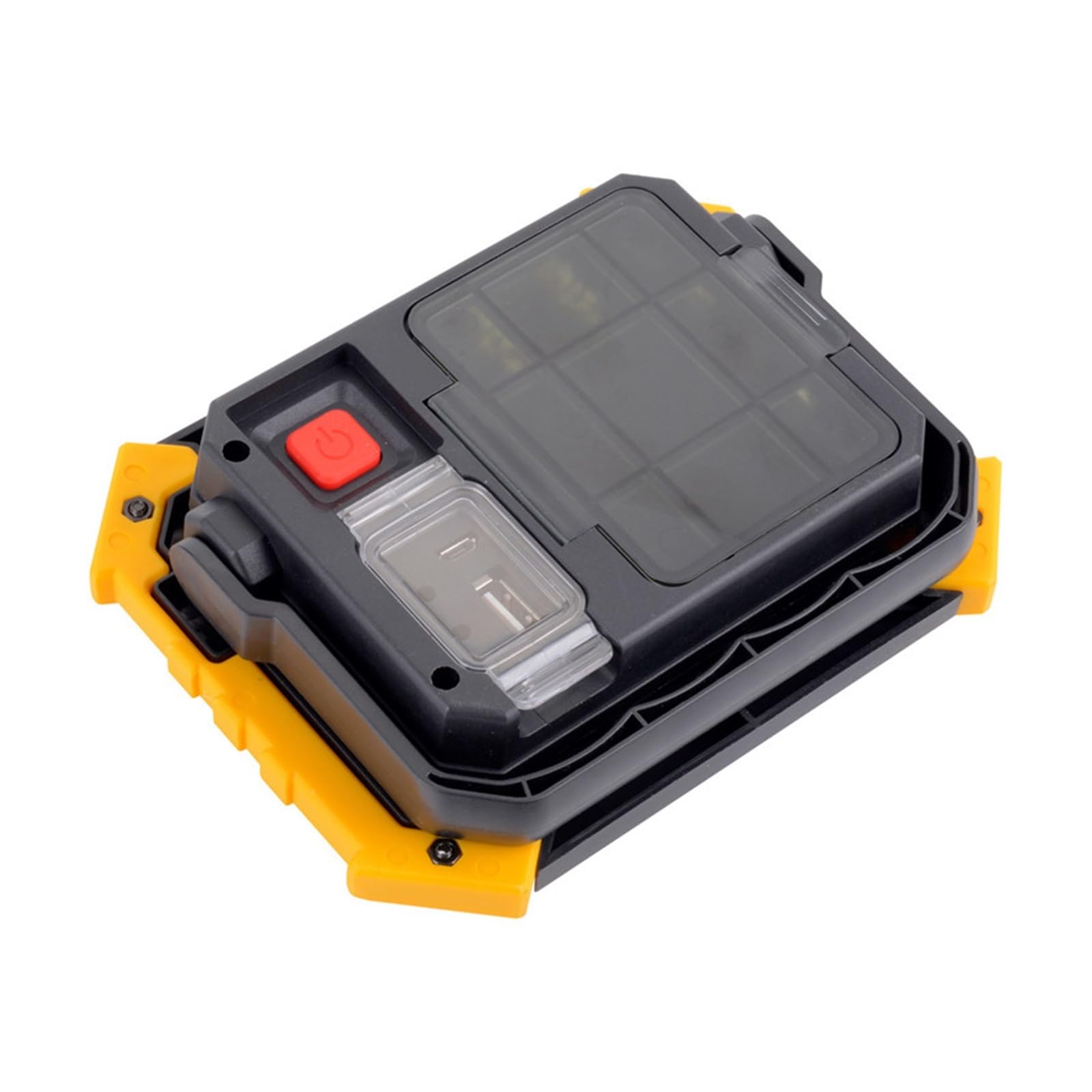 Reflektor LED, Światło Halonowe LED 10W Robocze COB Chip Reflektor Zewnętrzny Oświetlenie Ostrzegawcze USB Ładowane(With 18650 battery)