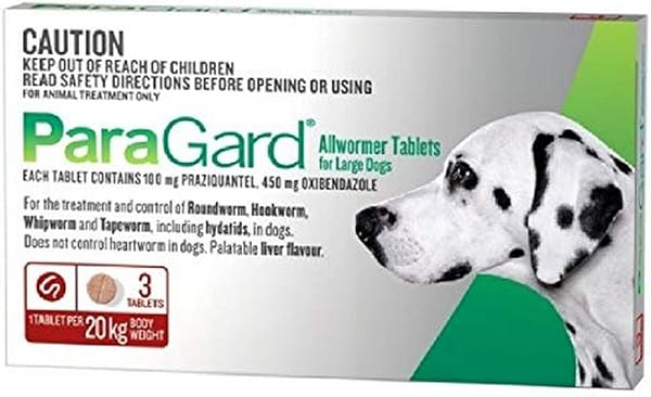 Paragard Allwormer Tablets for Dogs 10-25 kg