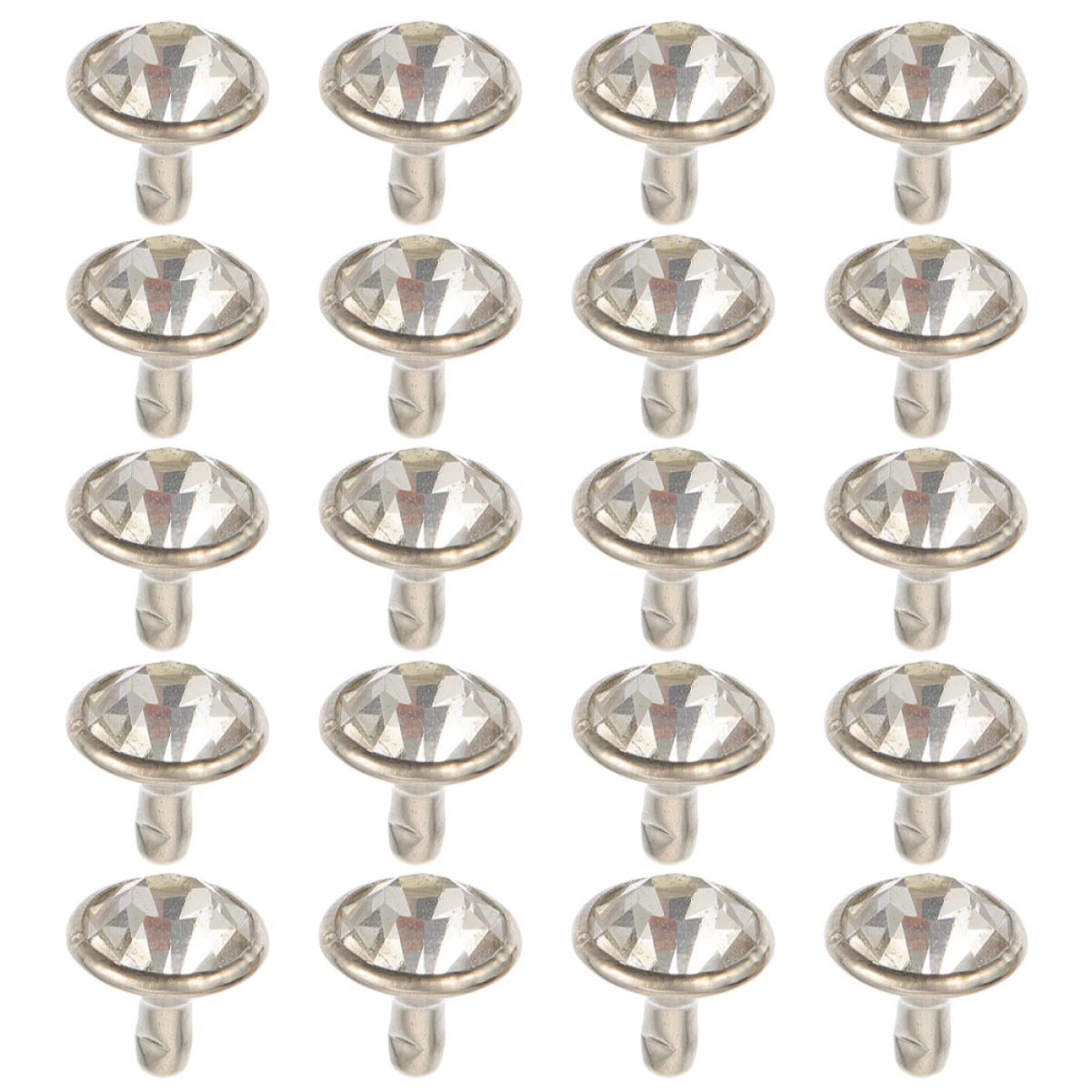 Ciieeo 600sätze Strass Nieten Für Kleidung Und Taschen Vielseitige Dekorative Alu-Rivets Für Modeprojekte Praktische Bastelzubehör Für Designs