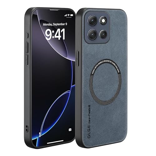 �Ή��@�� for Motorola Moto G86 Power / G100 Pro �g�уP�[�X,PU���U�[���A�X�����ȑϏՌ��X�}�z�P�[�X Blue