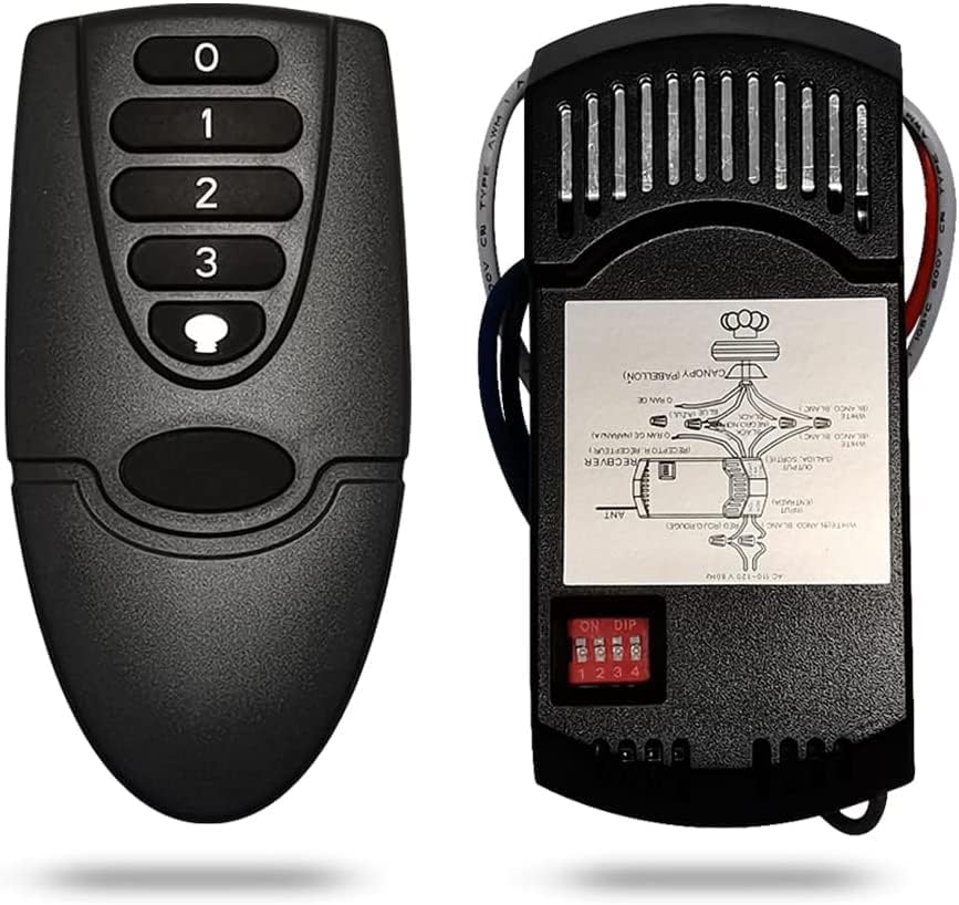 Universal Ceiling Fan Remote Control and Receiver Kit