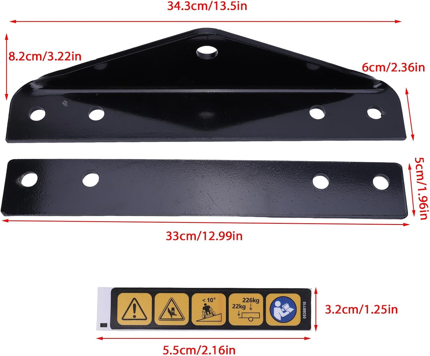 Trailer Hitch Kit Fit for Gravely ZT HD Compact-PRO PRO-Turn Z and PRO-Turn ZX Ariens Zenith Models 79108500 Heavy Duty Towing Attachment for Lawn Care Durable Steel Construction