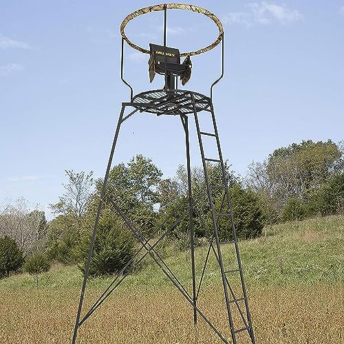 Image of Muddy 1-Person Liberty Steel Tripod Hunting Stand, 16 ft Tall,