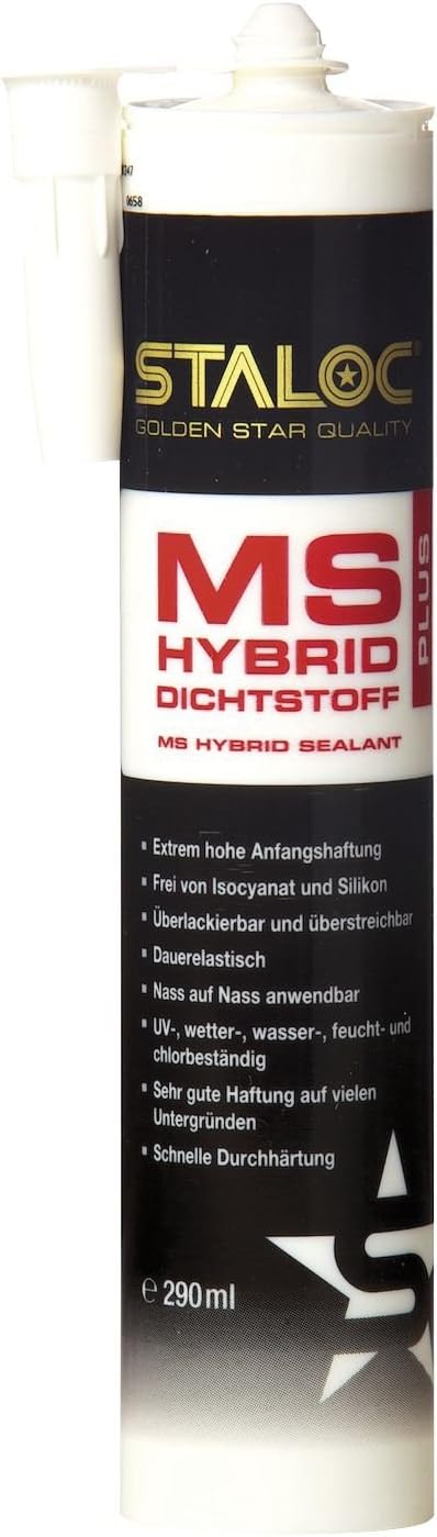 Premium Super High Initial Grab Adhesive & Sealant MS Hybrid Plus Universal for Infinite White Adhesion | 290 ml