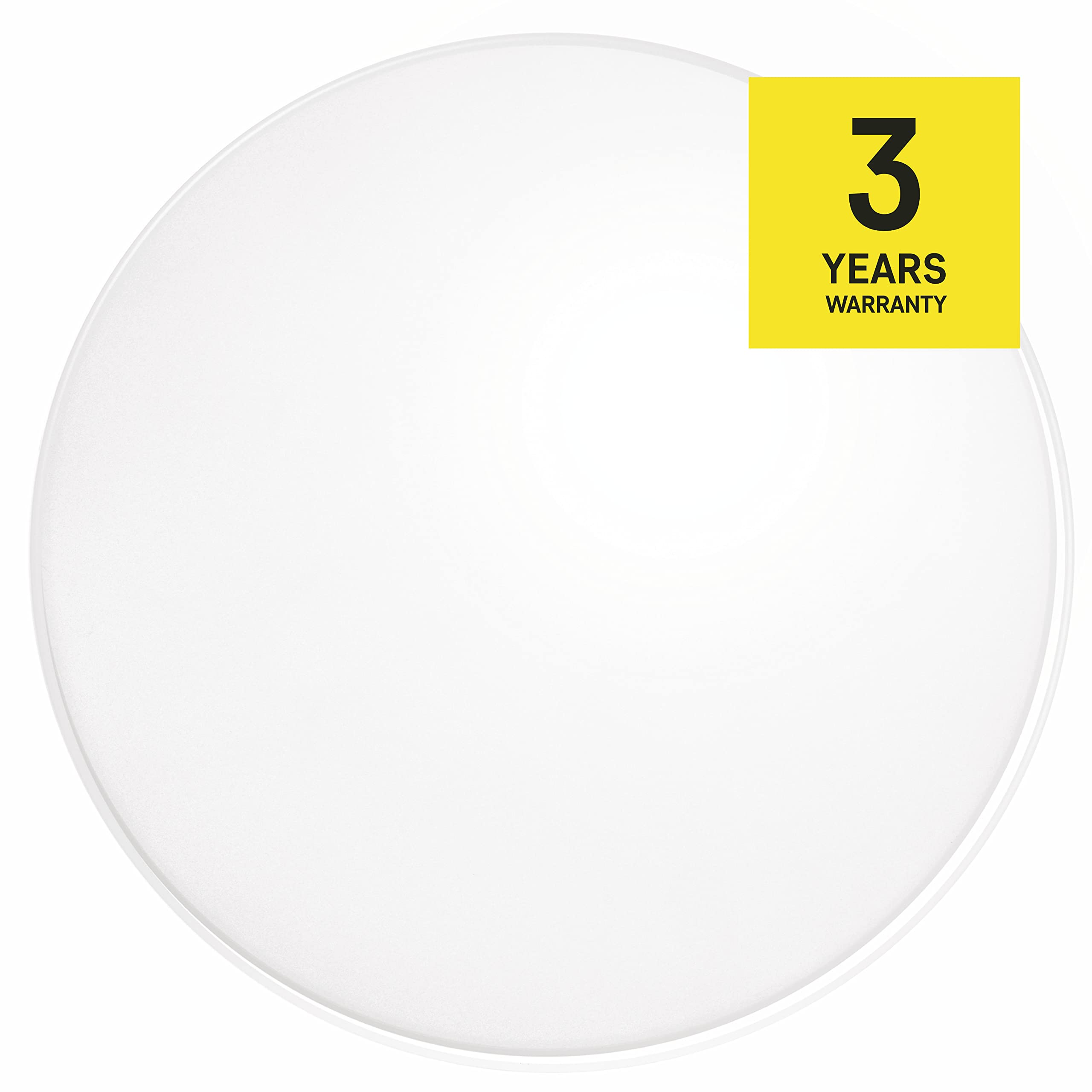 EMOS LED-Deckenleuchte TORI 24 W mit MW-Sensor, wasserdicht für Außen und Innen, Helligkeit 2400 lm, neutralweiß 4000K, Deckenlampe für Flur, Bad, Küche, Balkon, Terrasse, rund, 33 cm, ZM4329