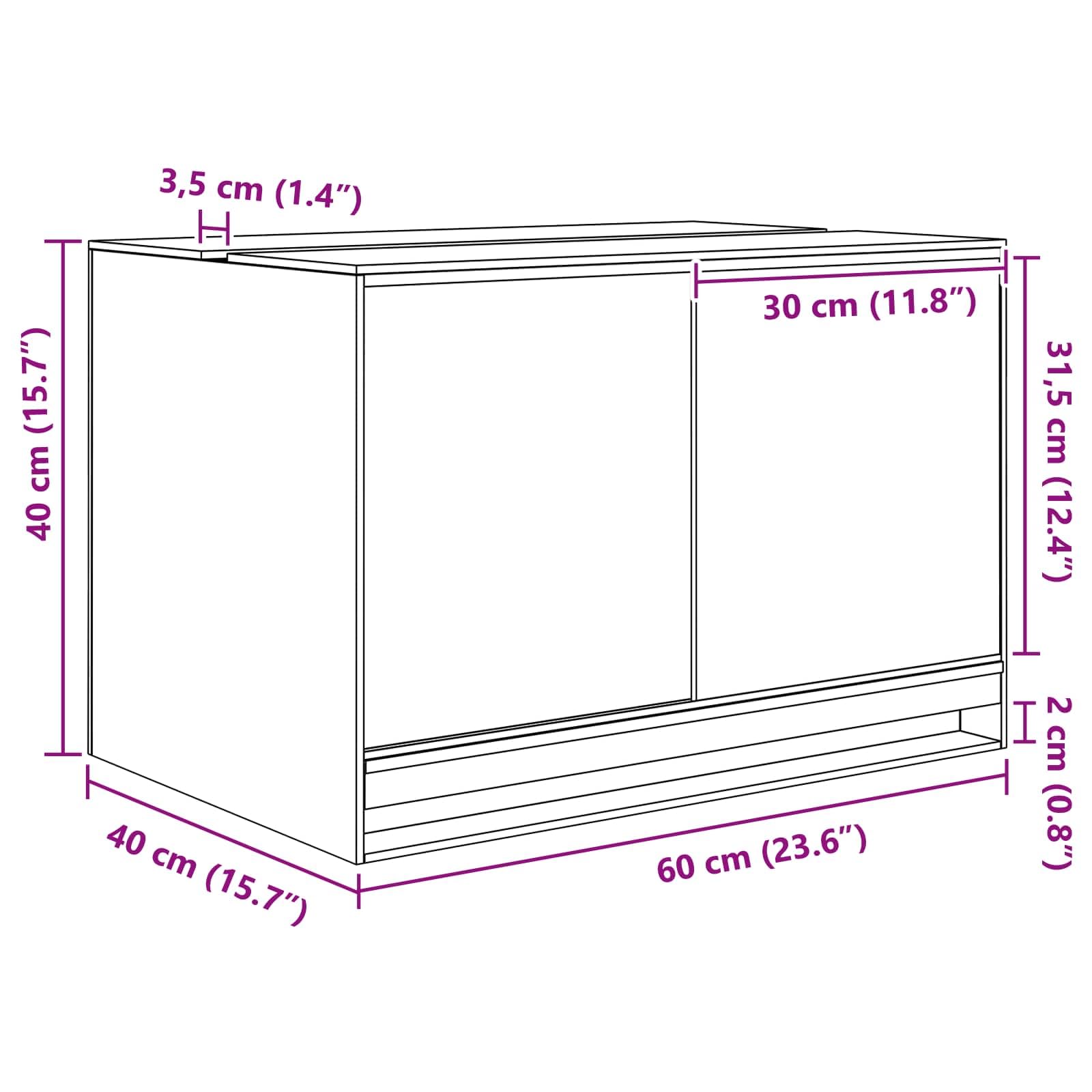 vidaXL Terrario Transparente 60 x 40 x 40 cm Cristal, Terrario de Vidrio Moderno, Refugio Resistente, hábitat 360°, hogar Transparente para Animales