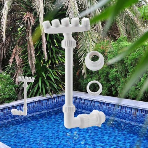 Buse de piscine 5 jets orientables pour cascade et aération de l'eau - 5