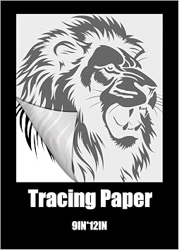 Epakh Tracing Paper 120 Sheets, 9 x 12 Inch Tracing Paper for Drawing, Transparent Vellum Papers Translucent Trace Pad for Pencil Sketching Drawing DIY Crafts Painting Wax Printing Calligraphy