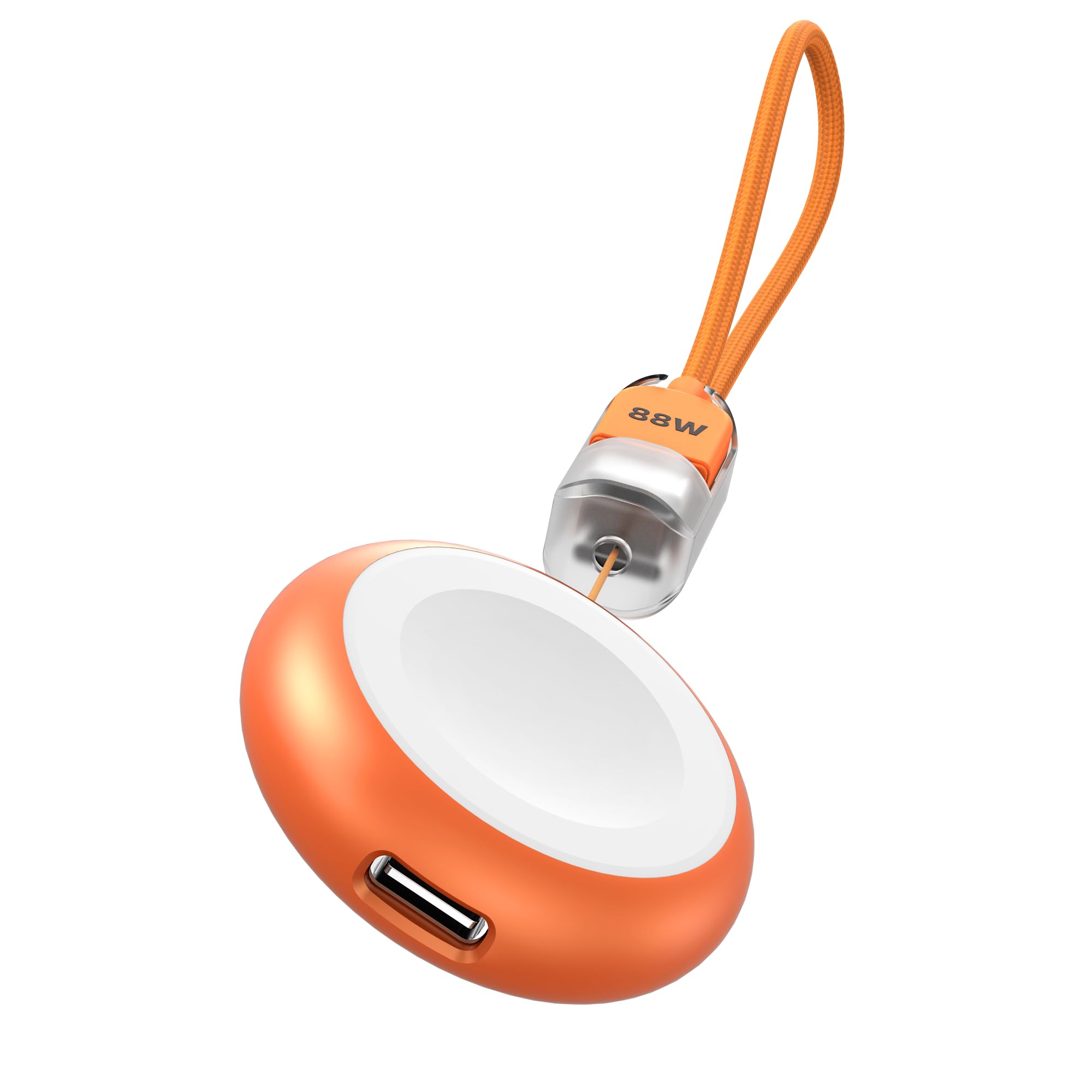 Cordv für Apple Watch Ladegerät, Tragbares iWatch-Ladegerät mit PD 88W Schnellladung und Dual-USB-C-Kabel,mit Apple Watch Series 11/10/9/8/7/6/5/4/3/2/SE/SE2/Ultra2/Ultra,Keine Batterie