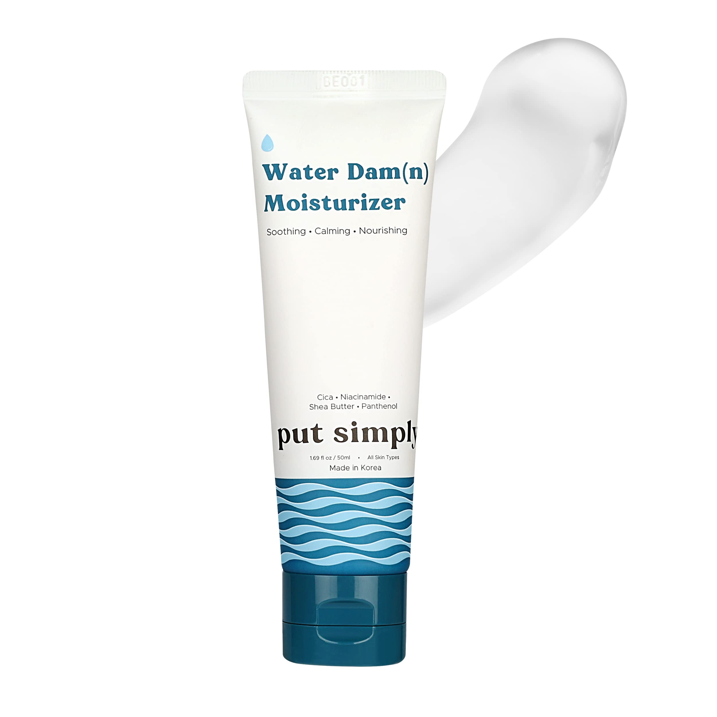 Put Simply Hydrating Gel Face Moisturizer for Dry, Oily & Combination Skin with 3% Niacinamide | Paraben Free & Sensitive Skin Friendly | Ultra Lightweight & Fast Absorbing | For Men & Women | 50 ml 1