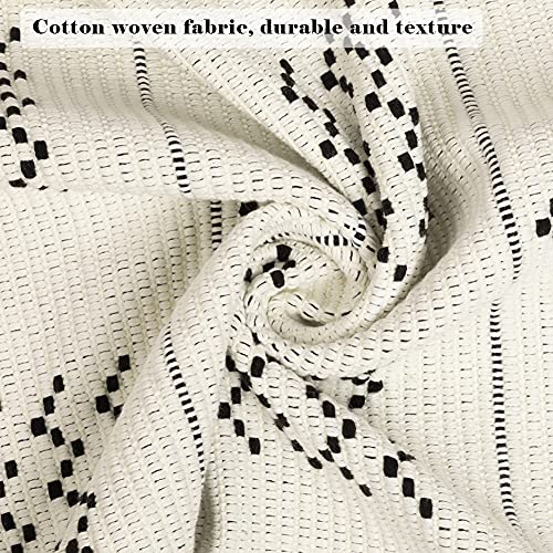 Blue Page SQ1115-CREAM-35X150 Cotton Woven Boho Table Runner thumb #5