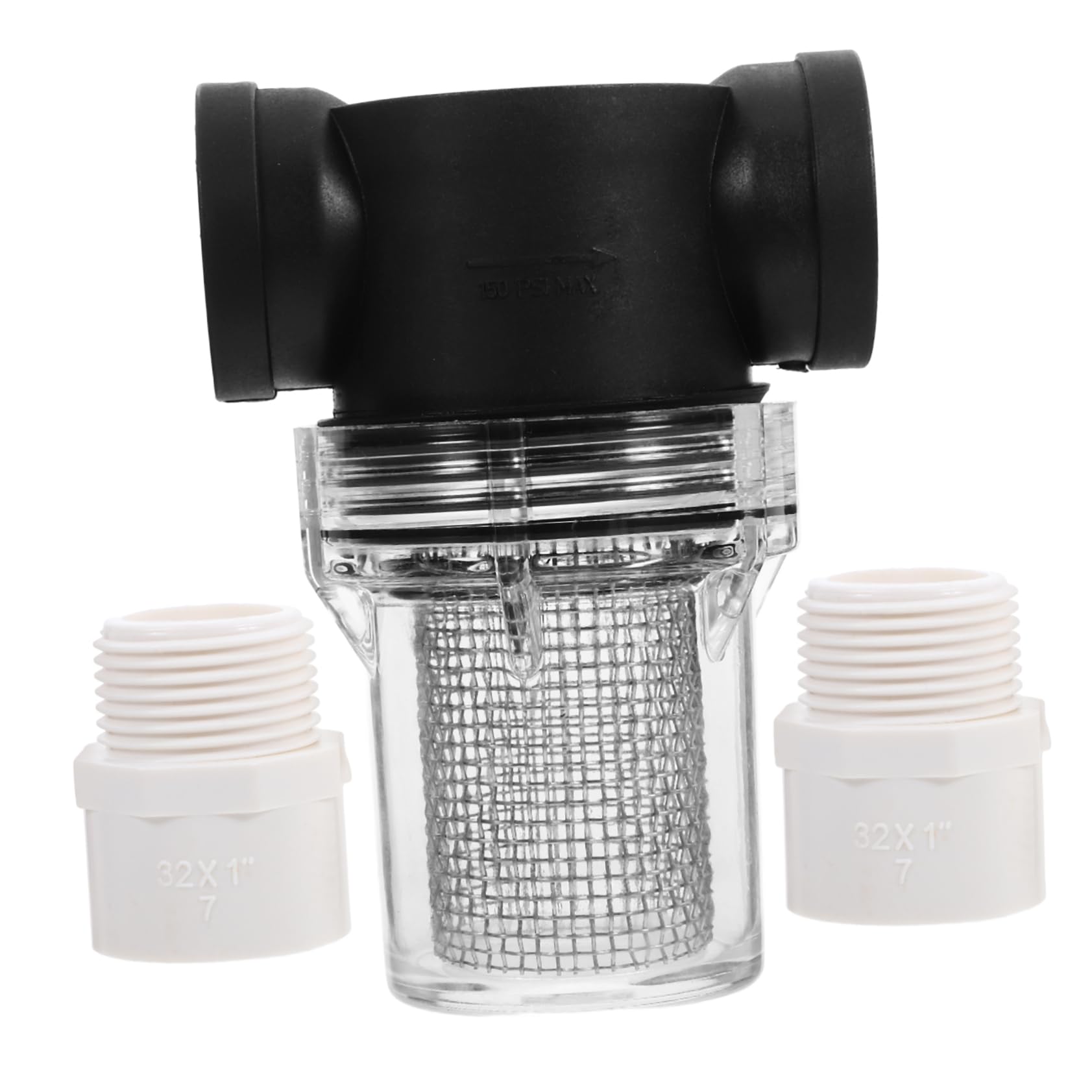 ULTECHNOVO 3pezzi Filtro Strainer Per Pompa Portatile Di Filtrazione Per Irrigazione Giardino Rimuove Detriti Per Pulita e Sicura Design Compatto e Resistente All Uso Quotidiano