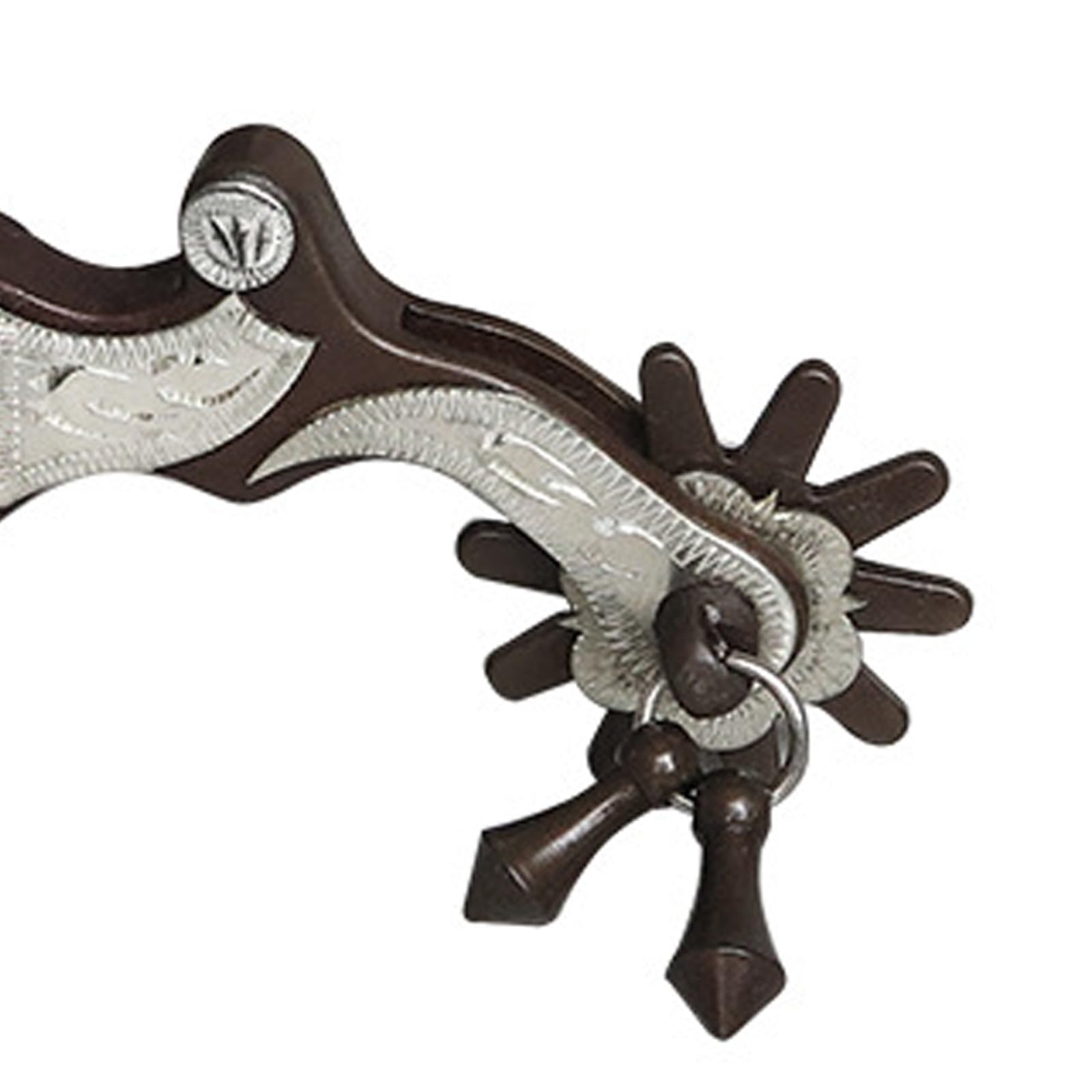 Handgefertigte Metallsporen Mit Deutscher Silber Western Antik Optik. Haltbarkeit Horsebacks Horsemanship Gear Western Horsemanship