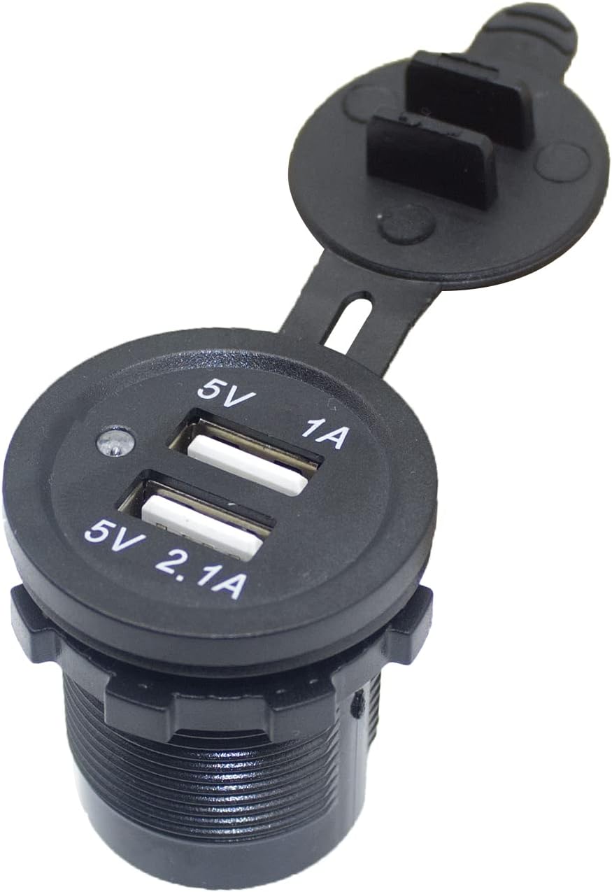 860201261 USB Plug with Dual Ports for Renegade g4 850 xrs 2017-2022, Replacement for REV Gen4 USB Power Outlet Kit
