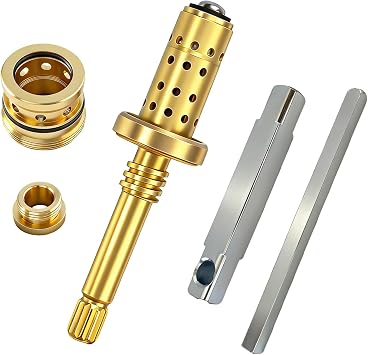 TA-10 Flow Control Spindle Assembly TA-4 Hot/Cold Valve Seats with T-35 A/B Seat Removal Tool Repair Kit Compatible with Temptrol Valves