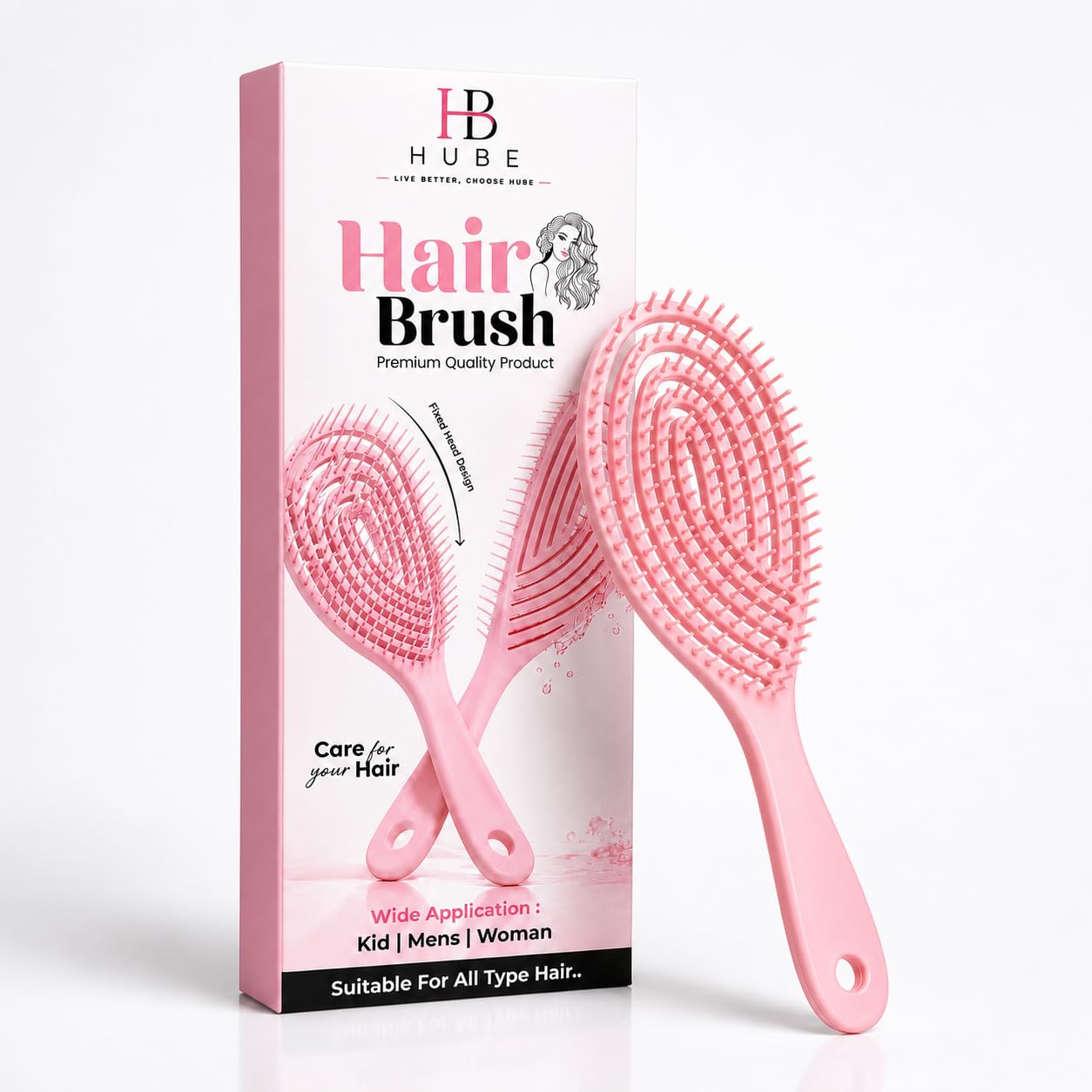Detangling Vented Hair Brush for Women & Men | Wet & Dry | Pack of 1-picture-36