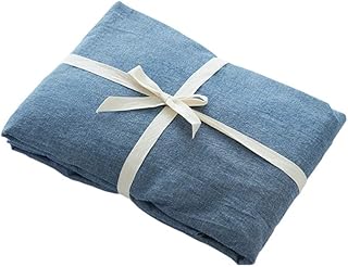 [INEOUT] 好適 ベッド カバー と 深さ ポケット フェードなし 120 x 200 + 25CM - 100% コットン 織物 (シー ブルー)