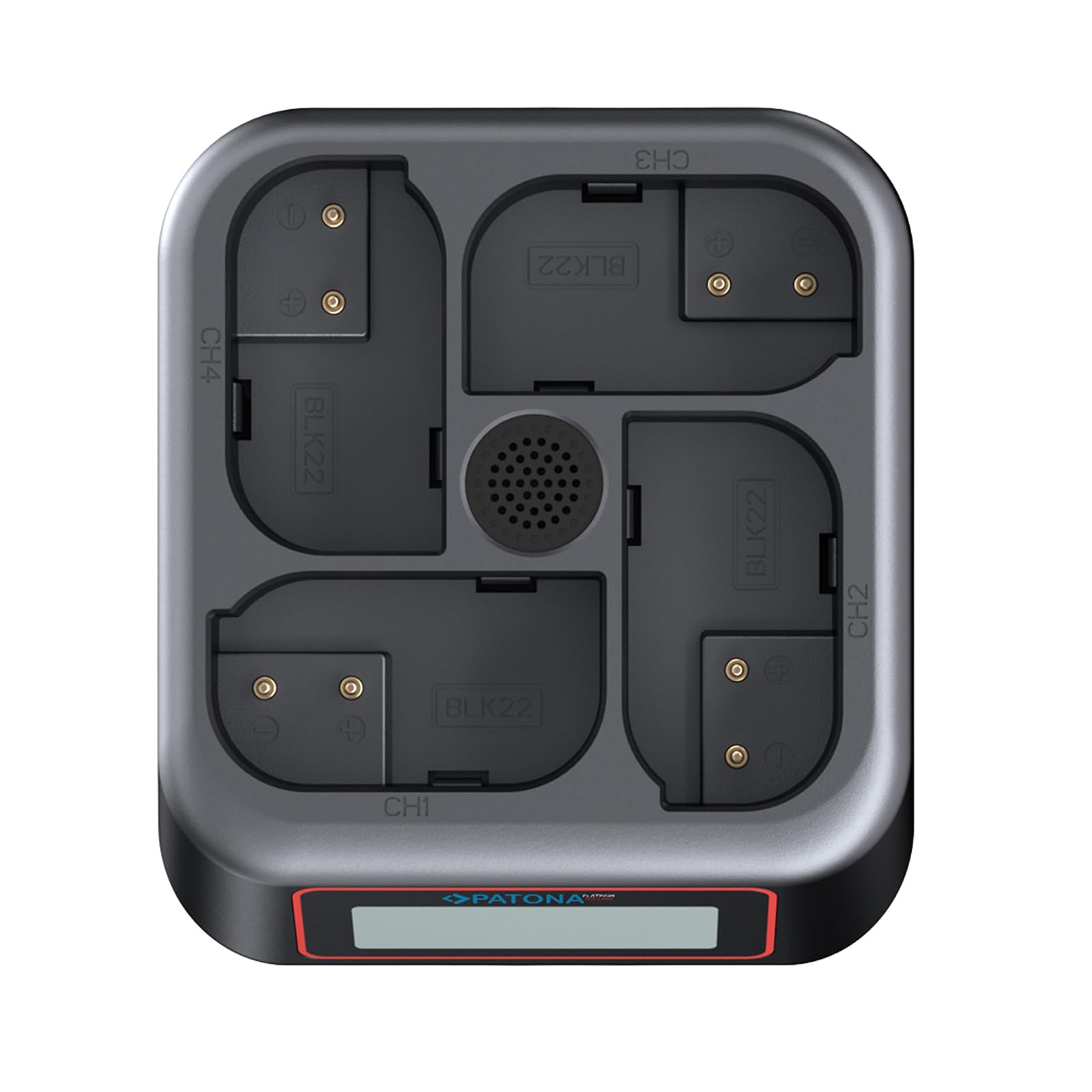 PATONA 4-Fach Ładowarka 45W USB-C PD/QC do Panasonic DMW-BLK22