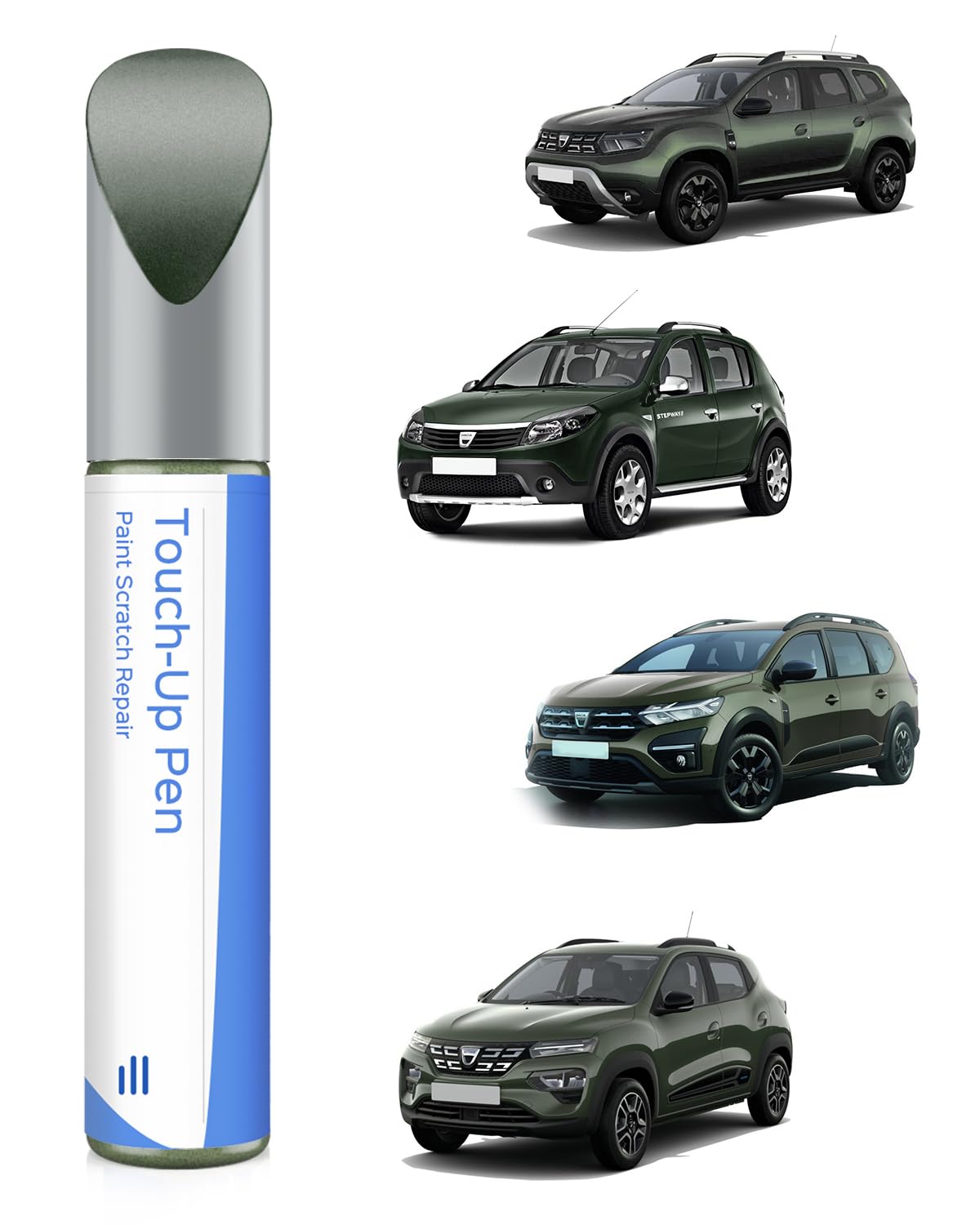 KQM Dusty Grey Metallic Ausbesserungsfarbe für Dacia Exakte Übereinstimmung – Ausbesserung von Kratzern und Abplatzungen