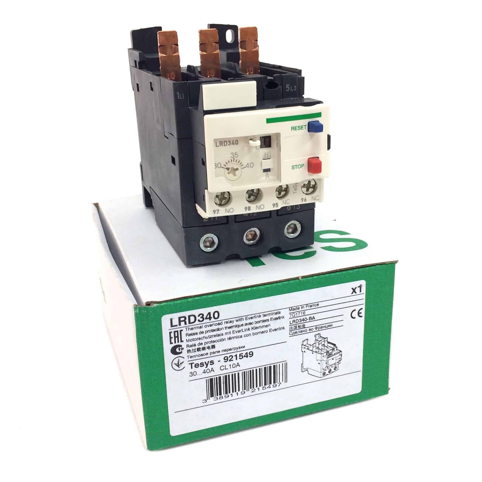 LRD340 relais de surcharge thermique neuf scellé en boîte avec garantie