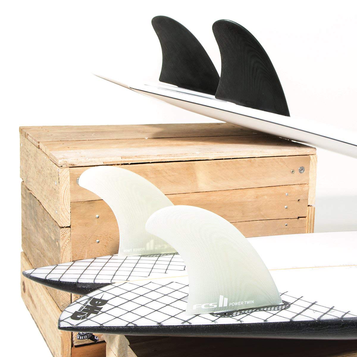 Amazon.com : FCS II Power Twin Performance Glass Fin Set