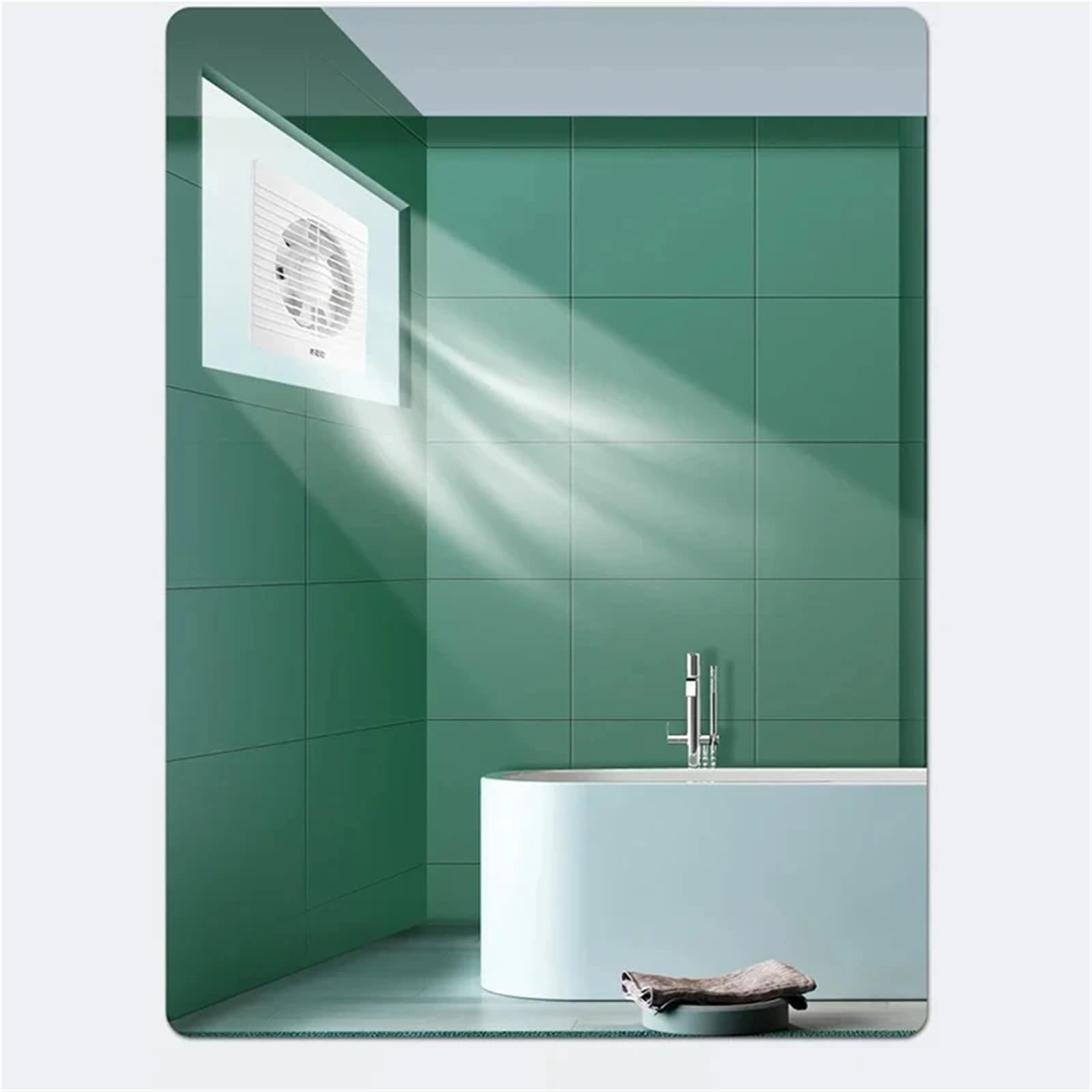 Estrattore Aria, Ventilatore di Scarico, Ventilatore di sfiato a Parete a Risparmio energetico, Design Anti-zanzare, Ventilatore di Estrazione for Bagno, Cucina, WC(8inch)