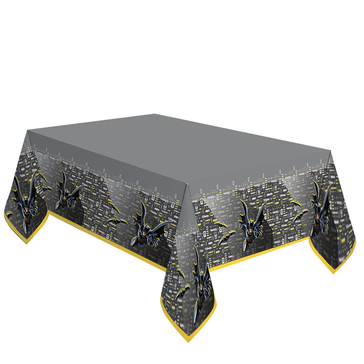 Amscan 9915093 - Batman Kids Birthday Party Paper Table Cover - 1.8m x 1.2m