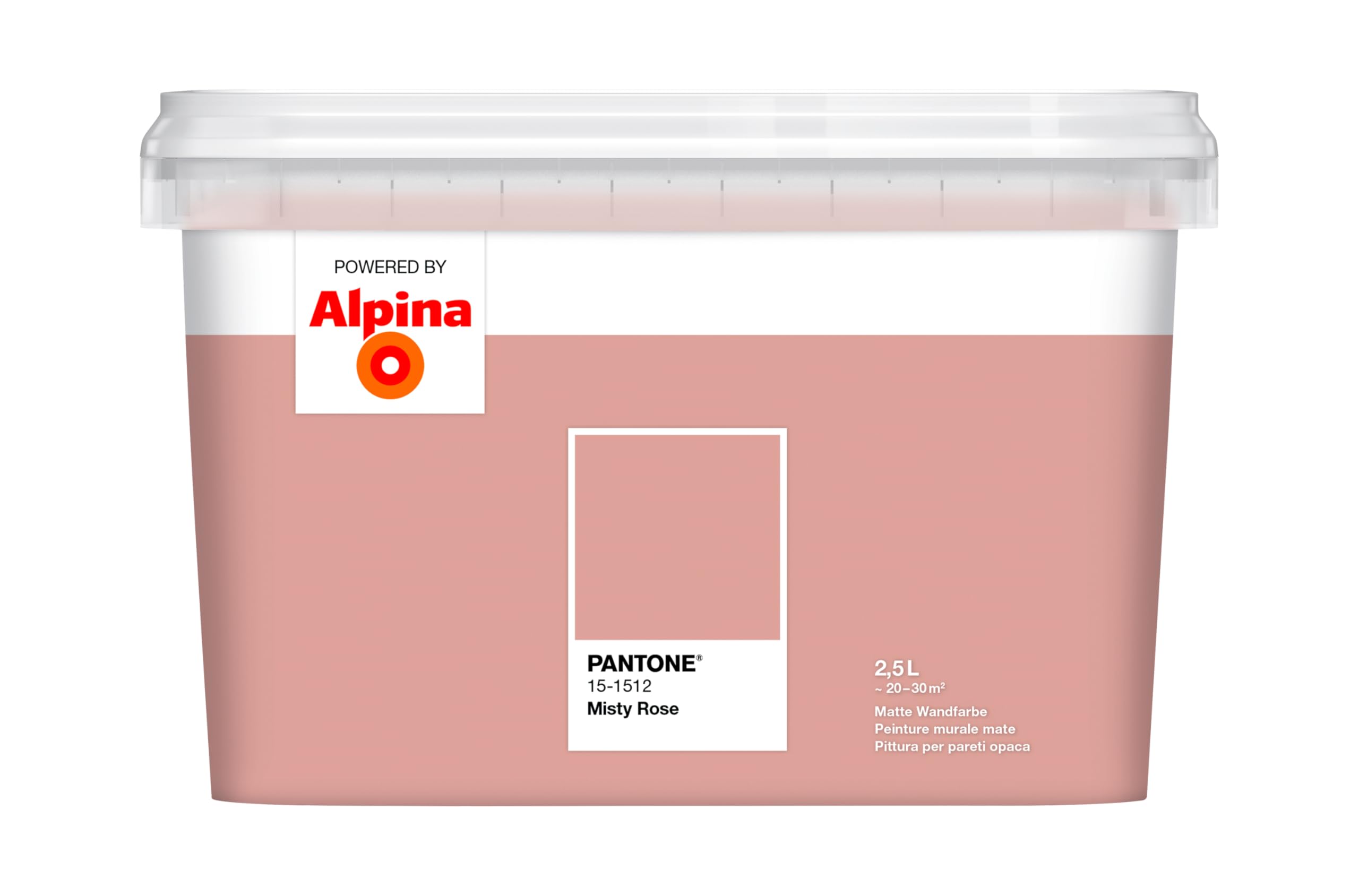 Alpina Wandfarbe Pantone 15-1512 Misty Rose 2,5l