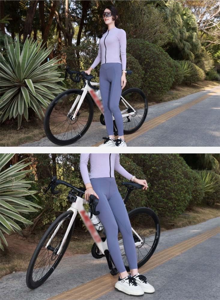 Damskie spodnie rowerowe 3D, wyściełane, obcisłe, długie spodnie rowerowe, legginsy