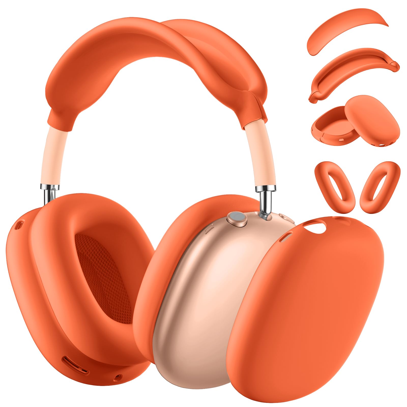 Lerobo for AirPods Max Case Cover, Anti-Scratch Ear Pad Case Cover/Anti-Sweat Soft Ear Cups Cover/Headband Cover for AirPod Pro Max Headphones, Soft