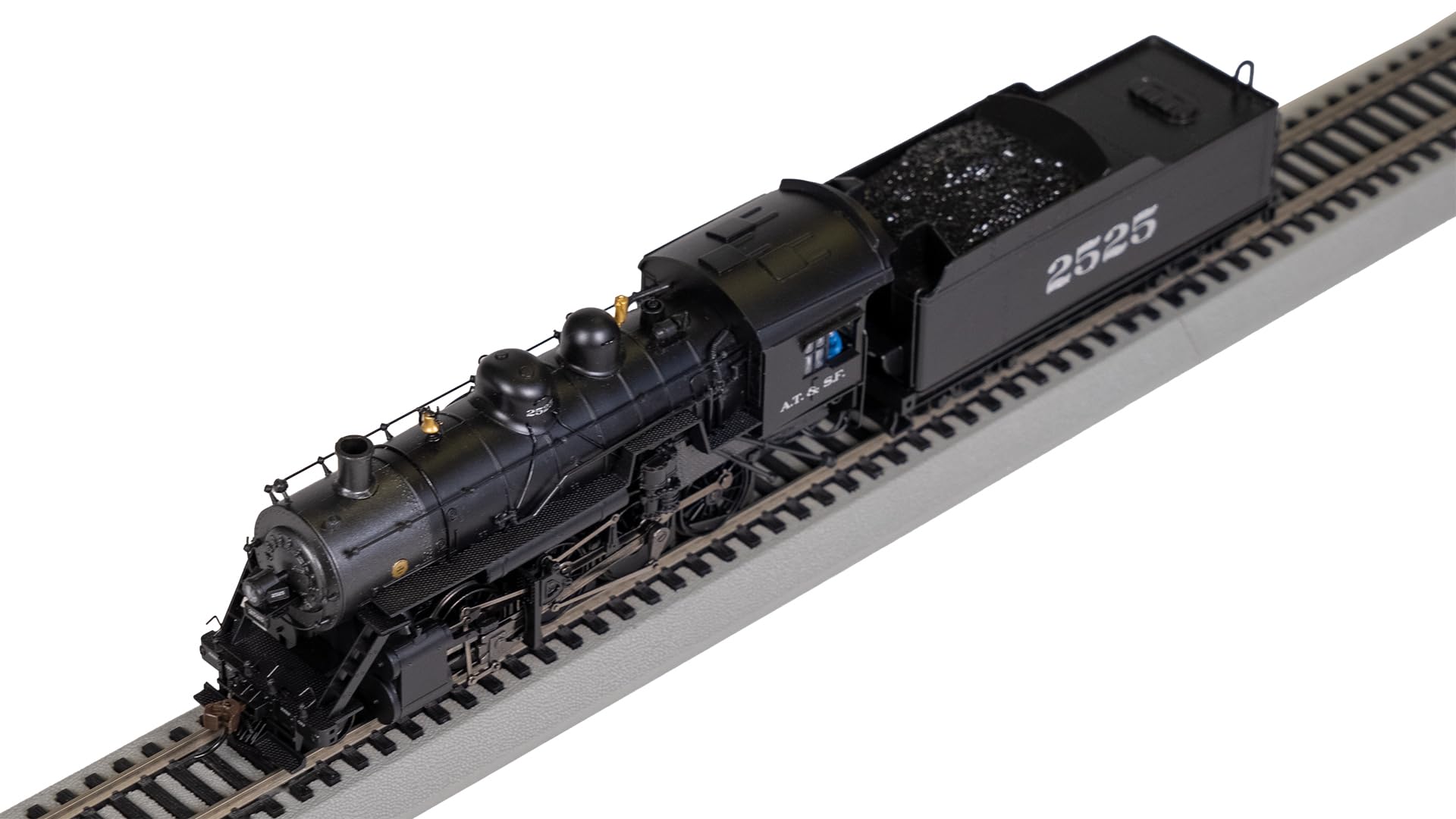 Bachmann Spur H0 - Locomotora de vapor 2-8-0 Santa Fe Digital con sonido