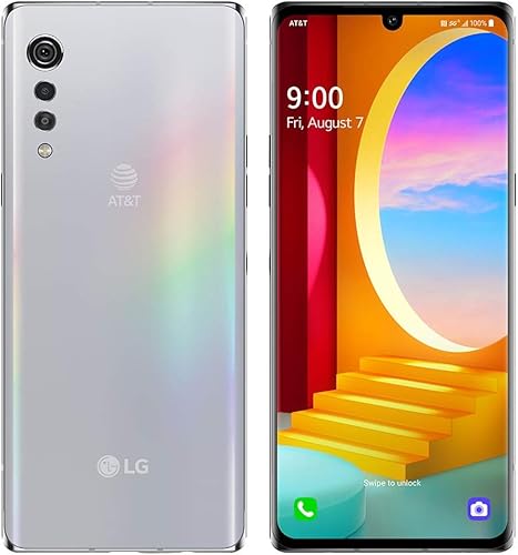 LG Velvet 5G G900UM 128GB ATT GSM teléfono desbloqueado de 68 pulgadas sin CDMA plata